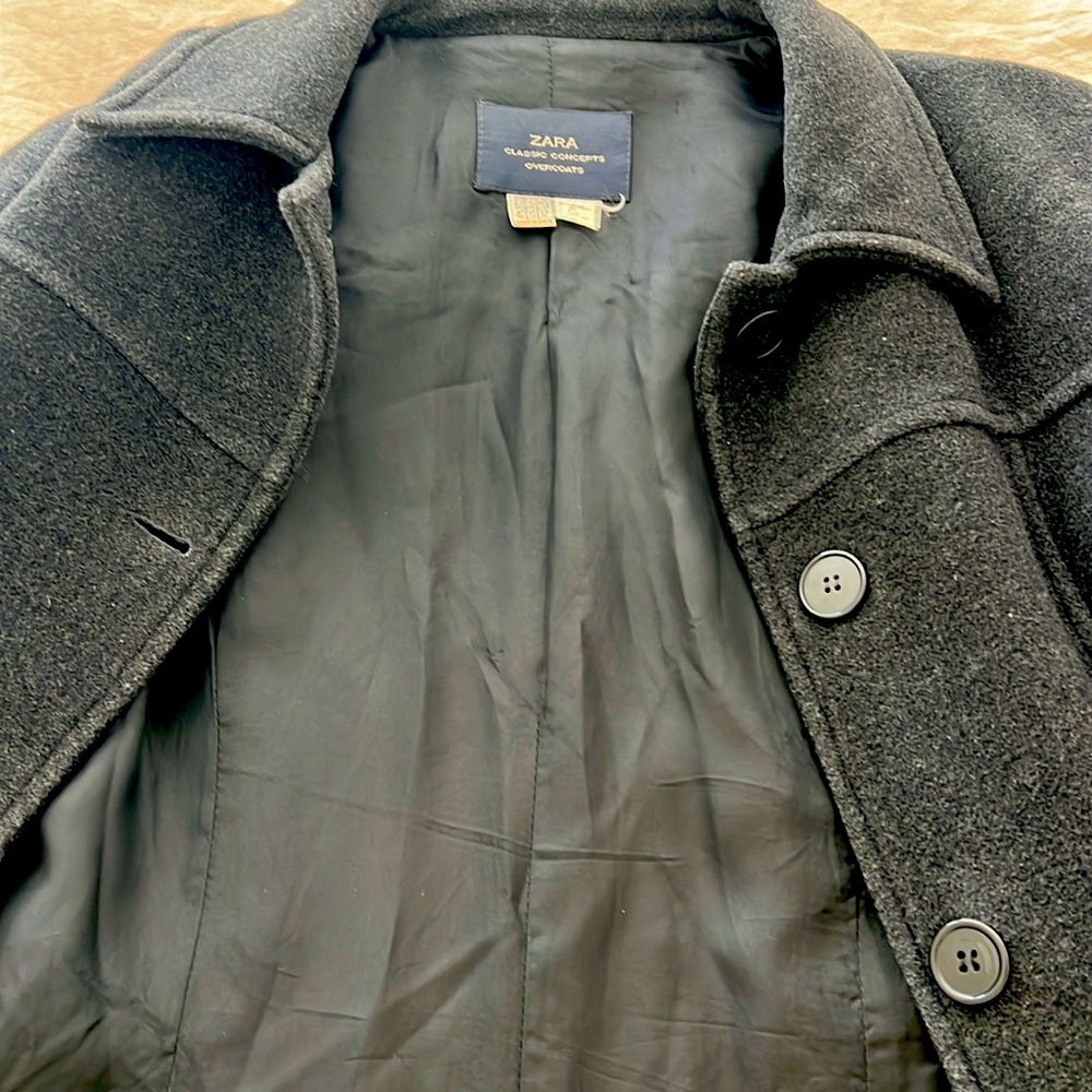 Zara Woman Vintage Coat View 6